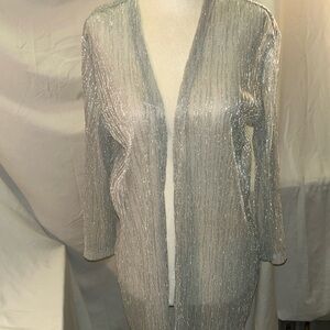 Chicos cardigan silver shear